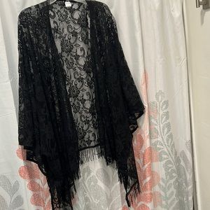 Boho lace kimono